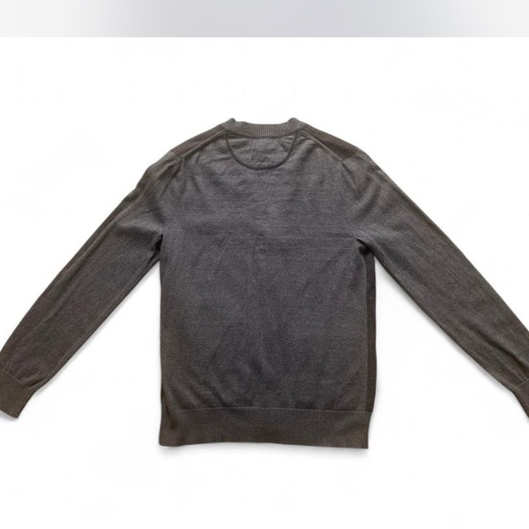 Wool/Cotton Grey |Banana Republicl V-neck Button Down Cardigan Men's Small - Picture 3 of 8